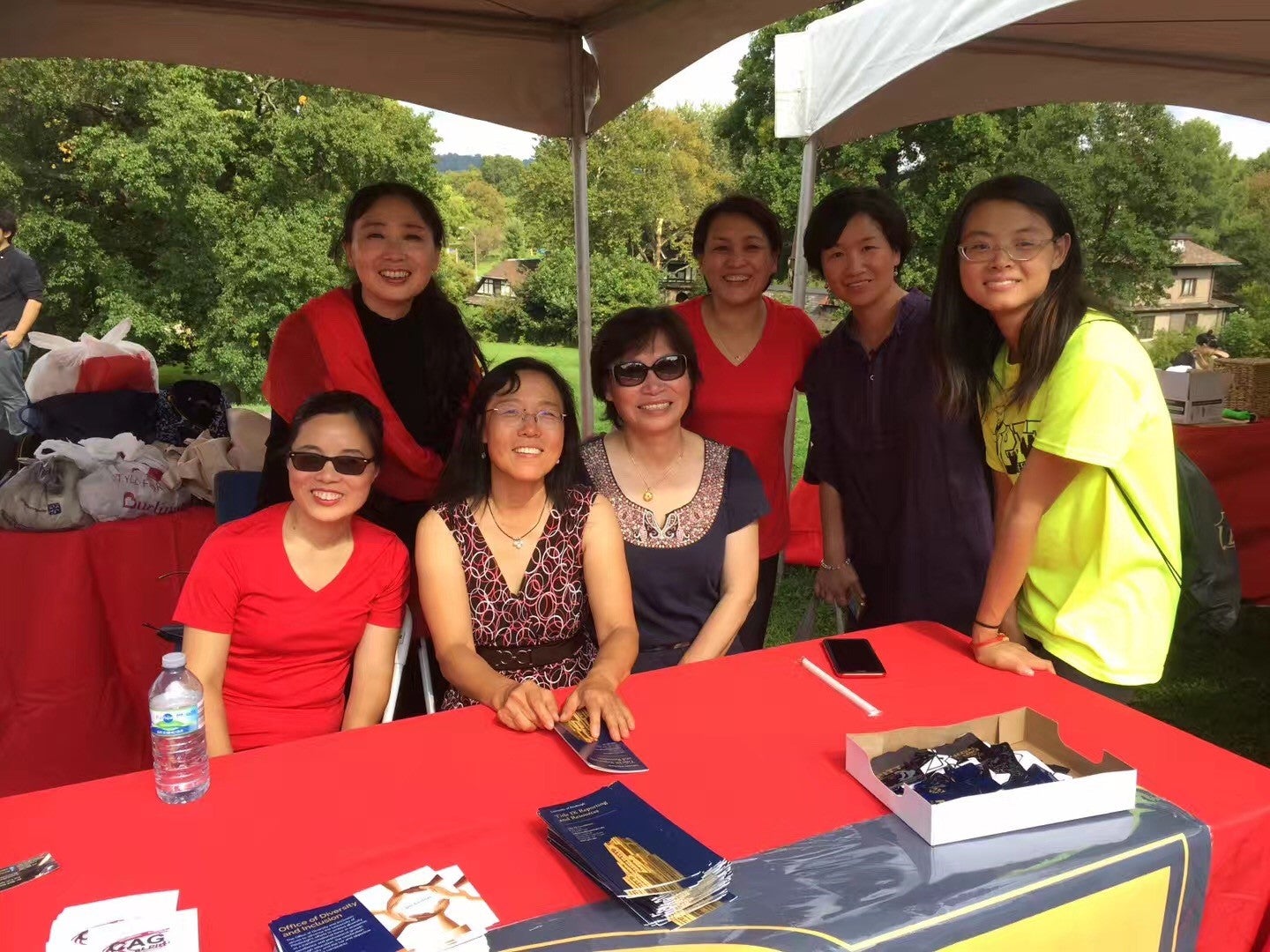 CAG members tabling at the 2018 Chinese culture festival