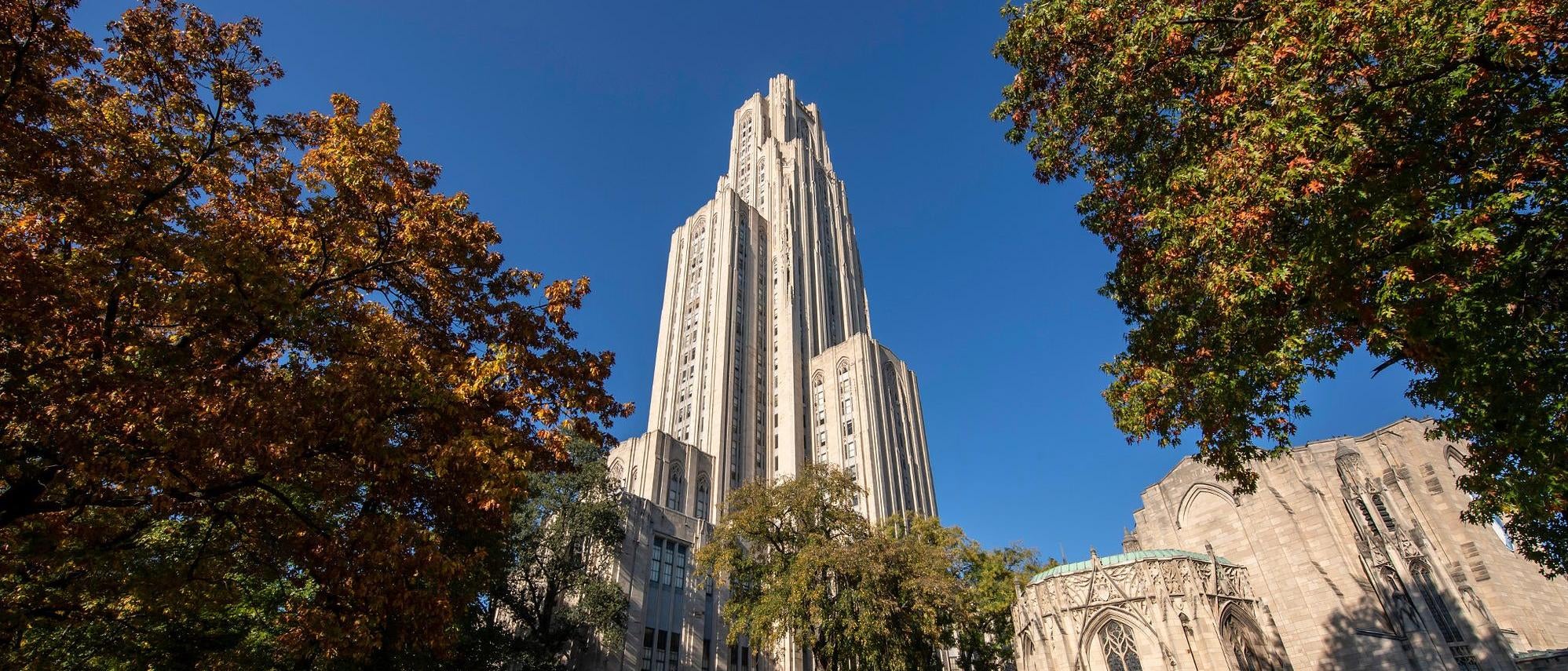 Autumn photo of Pitt campus
