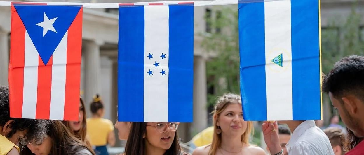 Latin American flags